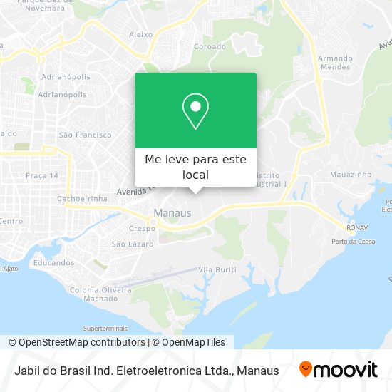 Jabil do Brasil Ind. Eletroeletronica Ltda. mapa