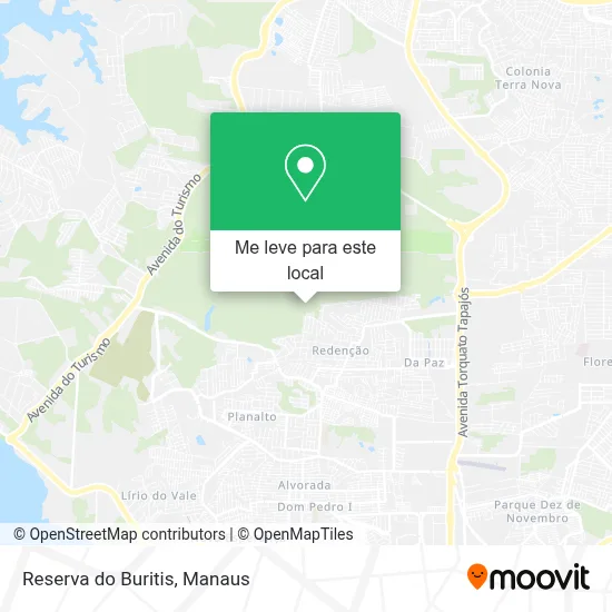 Reserva do Buritis mapa