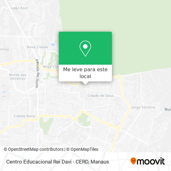 Centro Educacional Rei Davi - CERD mapa