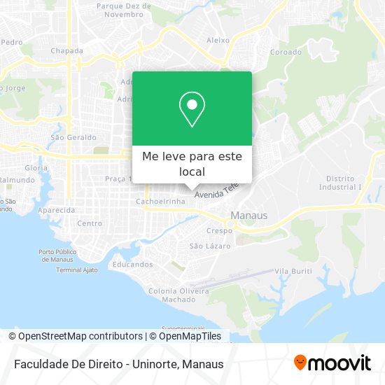 Faculdade De Direito - Uninorte mapa