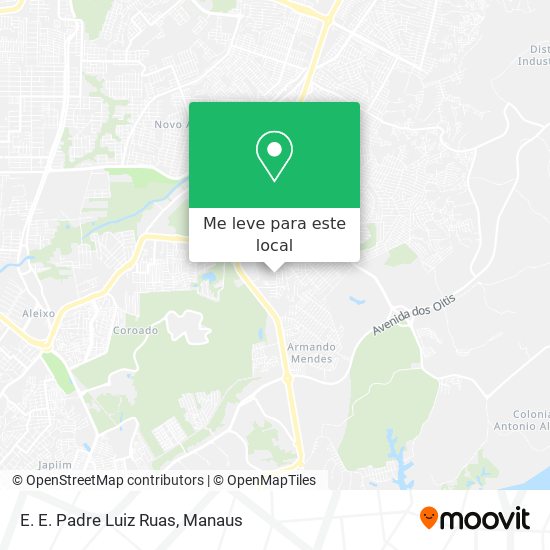 E. E. Padre Luiz Ruas mapa