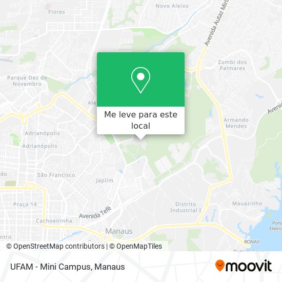 UFAM - Mini Campus mapa