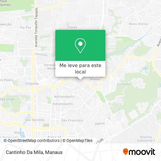Cantinho Da Mila mapa
