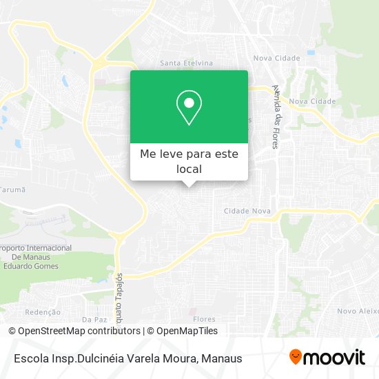 Escola Insp.Dulcinéia Varela Moura mapa