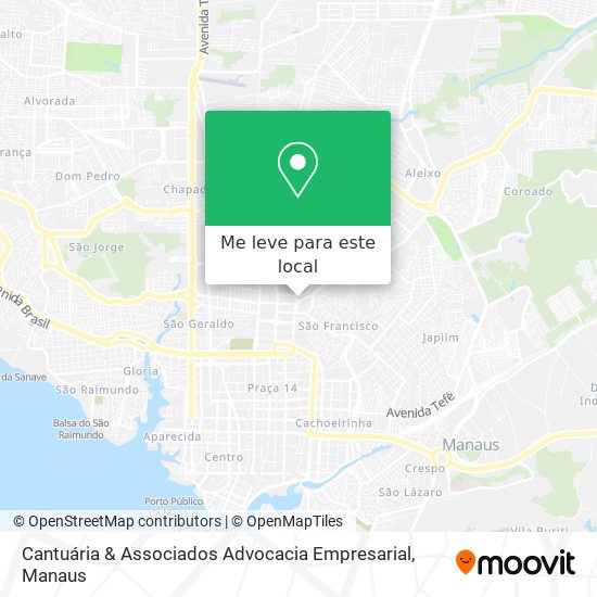 Cantuária & Associados Advocacia Empresarial mapa