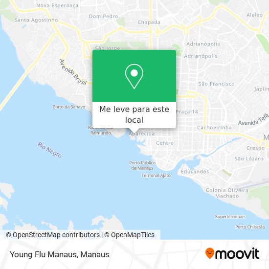 Young Flu Manaus mapa