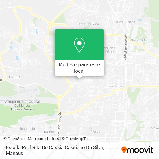 Escola Prof Rita De Cassia Cassiano Da Silva mapa