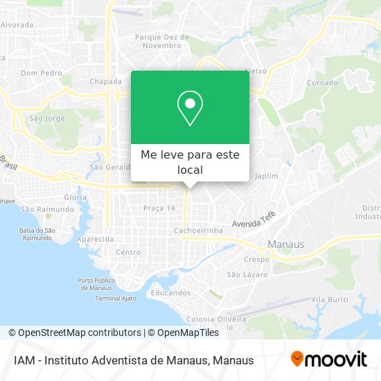 IAM - Instituto Adventista de Manaus mapa