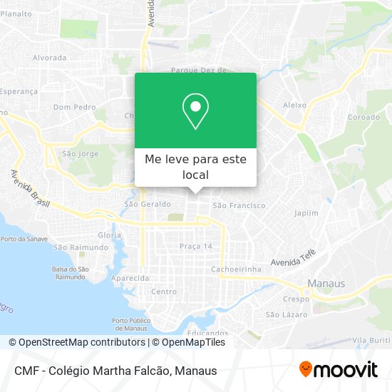 CMF - Colégio Martha Falcão mapa