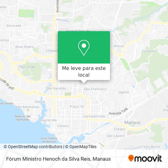 Fórum Ministro Henoch da Silva Reis mapa