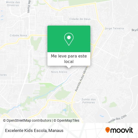 Excelente Kids Escola mapa