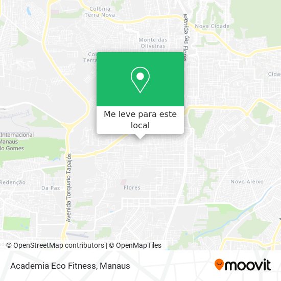 Academia Eco Fitness mapa