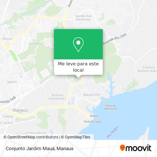 Conjunto Jardim Mauá mapa