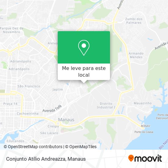 Conjunto Atílio Andreazza mapa
