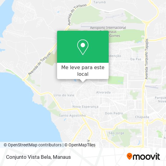 Conjunto Vista Bela mapa