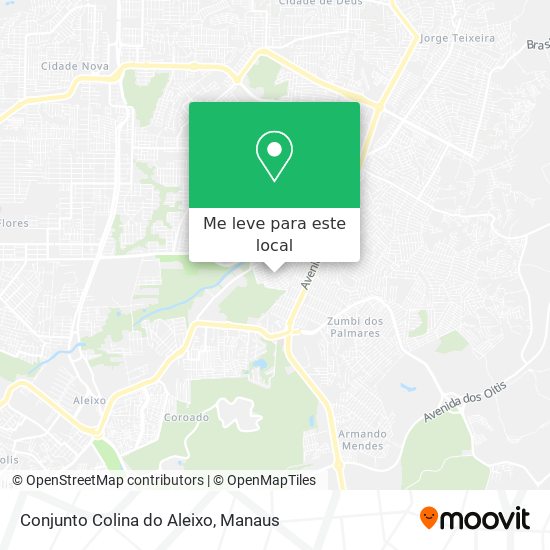 Conjunto Colina do Aleixo mapa