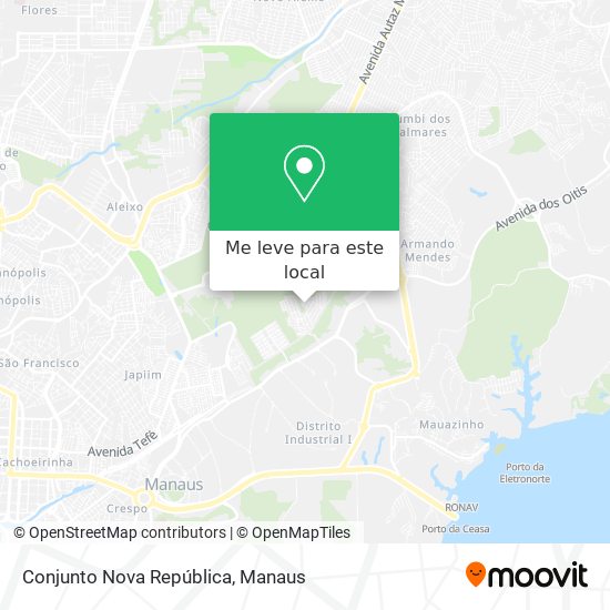 Conjunto Nova República mapa