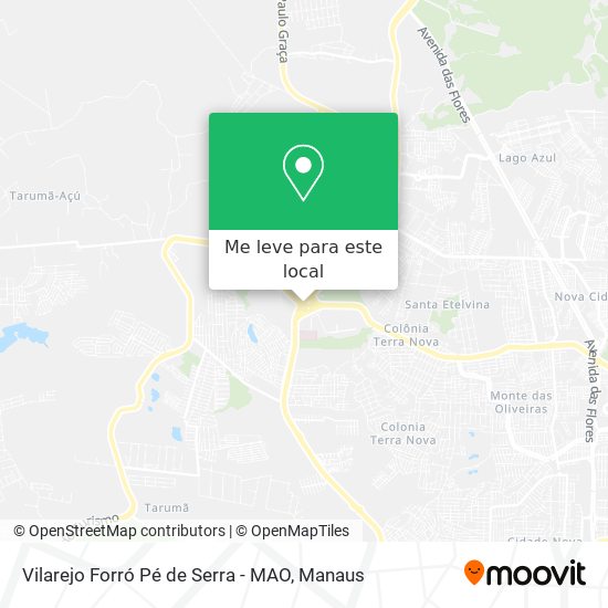 Vilarejo Forró Pé de Serra - MAO mapa