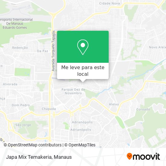 Japa Mix Temakeria mapa