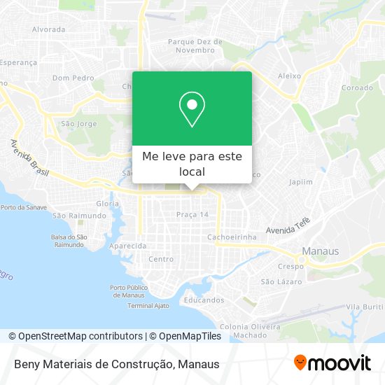 Beny Materiais de Construção mapa