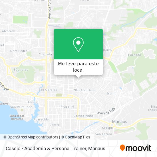Cássio - Academia & Personal Trainer mapa