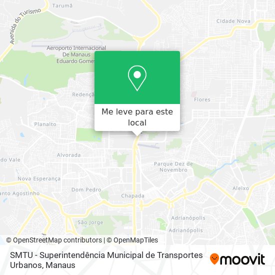 SMTU - Superintendência Municipal de Transportes Urbanos mapa