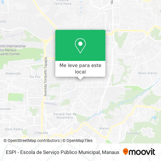 ESPI - Escola de Serviço Público Municipal mapa
