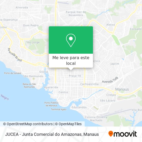 JUCEA - Junta Comercial do Amazonas mapa