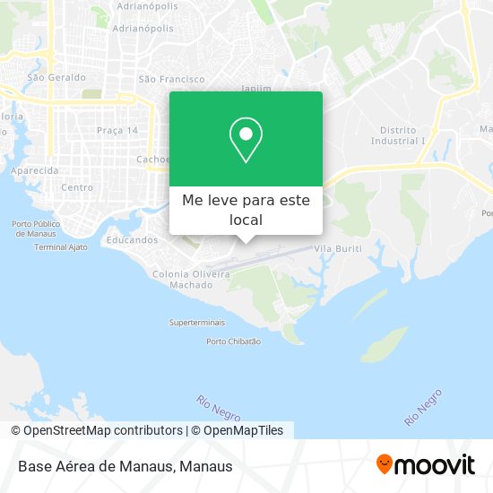 Base Aérea de Manaus mapa