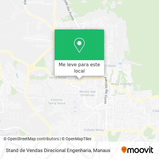Stand de Vendas Direcional Engenharia mapa