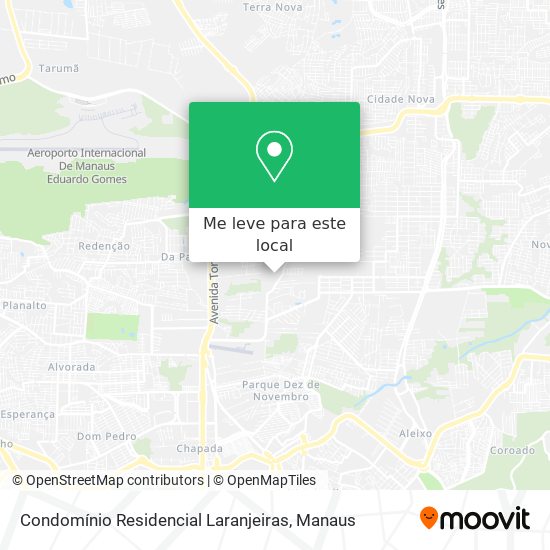 Condomínio Residencial Laranjeiras mapa