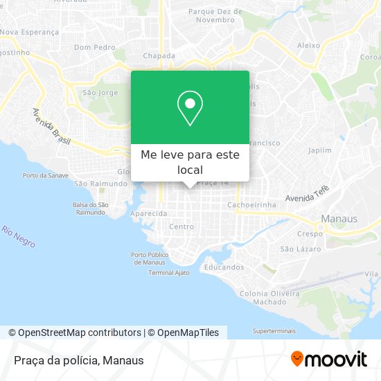 Praça da polícia mapa