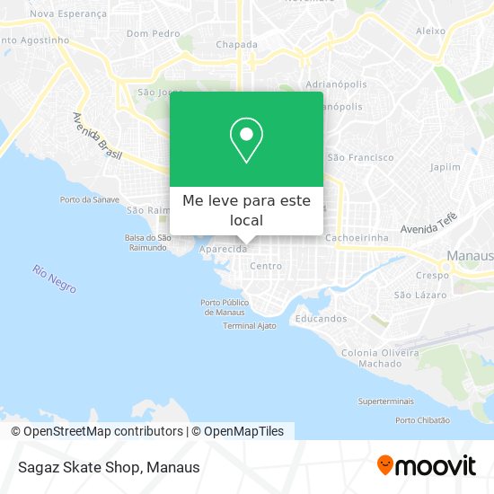 Sagaz Skate Shop mapa