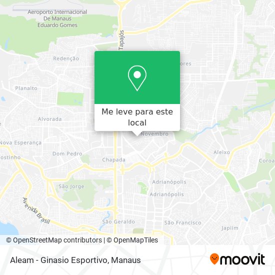 Aleam - Ginasio Esportivo mapa