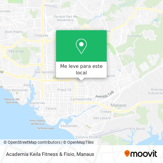Academia Keila Fitness & Fisio mapa