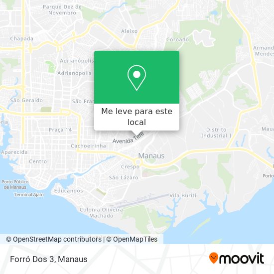 Forró Dos 3 mapa