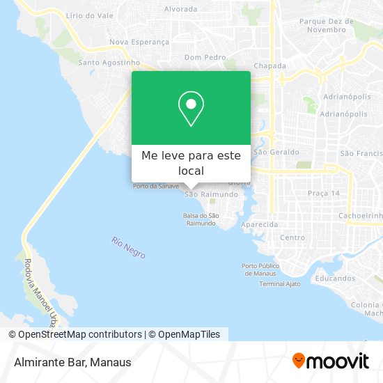 Almirante Bar mapa