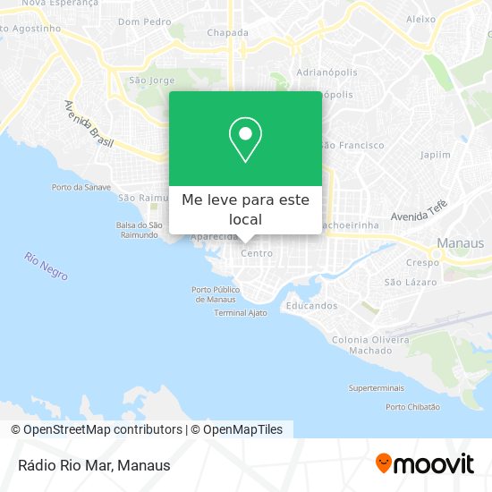 Rádio Rio Mar mapa