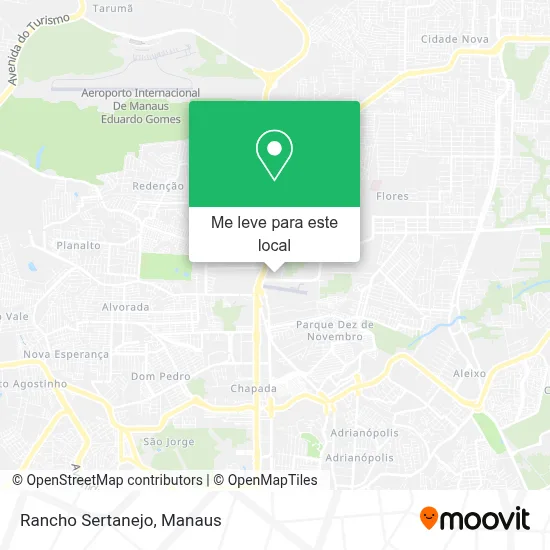 Rancho Sertanejo mapa