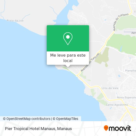 Pier Tropical Hotel Manaus mapa