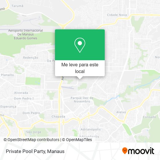 Private Pool Party mapa
