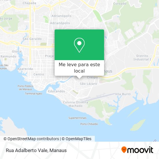 Rua Adalberto Vale mapa