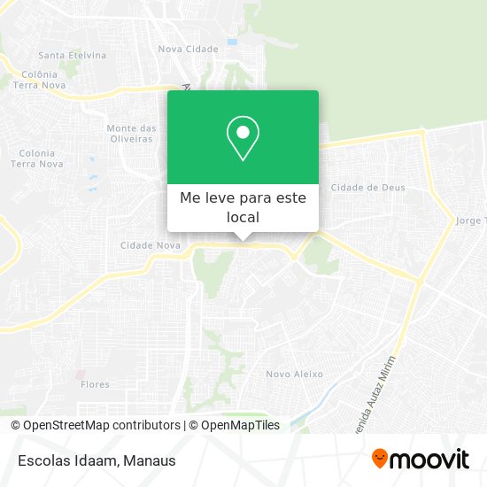 Escolas Idaam mapa