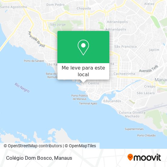 Colégio Dom Bosco mapa