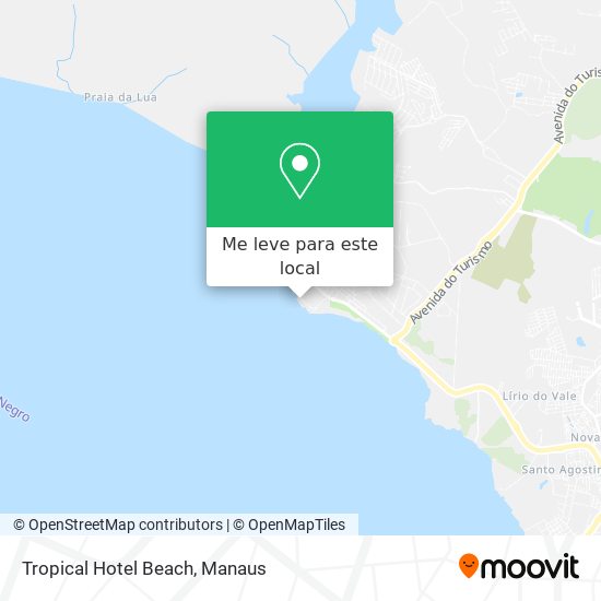 Tropical Hotel Beach mapa