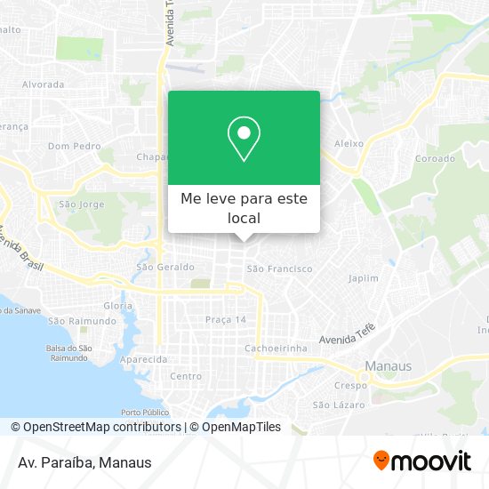 Av. Paraíba mapa
