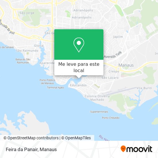 Feira da Panair mapa
