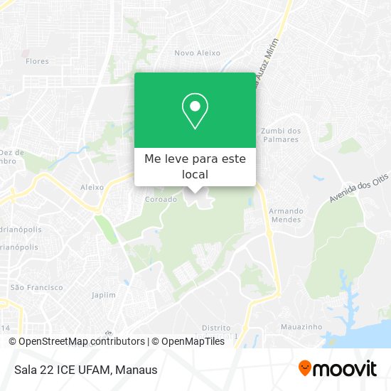 Sala 22 ICE UFAM mapa
