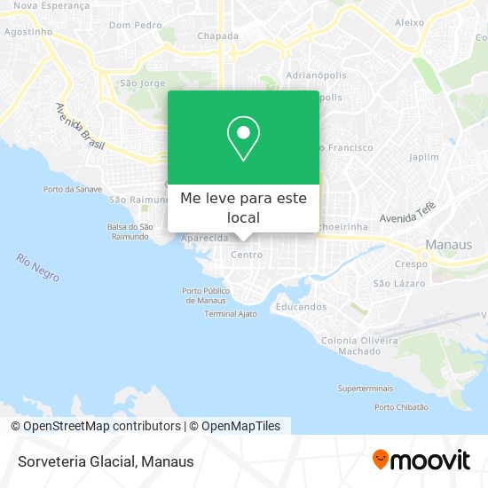 Sorveteria Glacial mapa