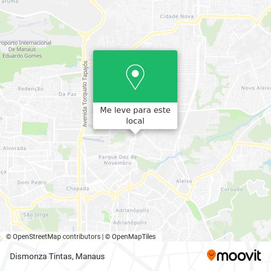 Dismonza Tintas mapa